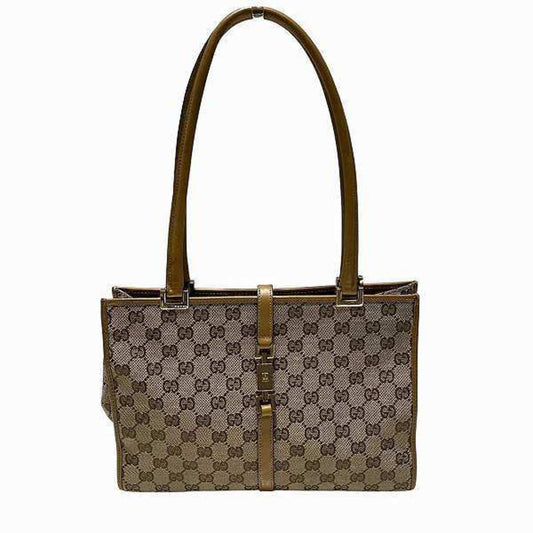 Gucci Beige Pvc Leather Tote Bag ()
