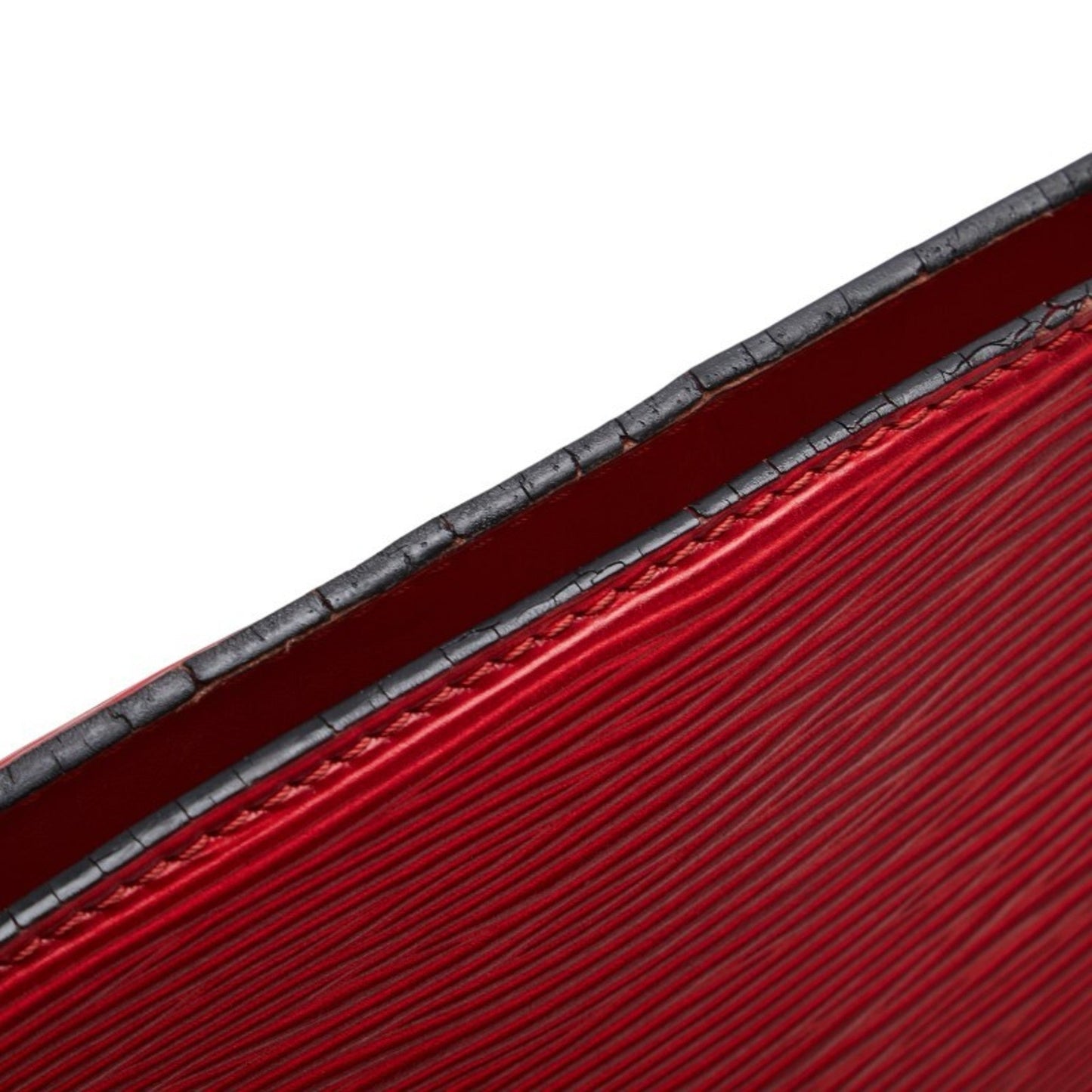Louis Vuitton Castilian Red Leather Shoulder Bag Tote Bag