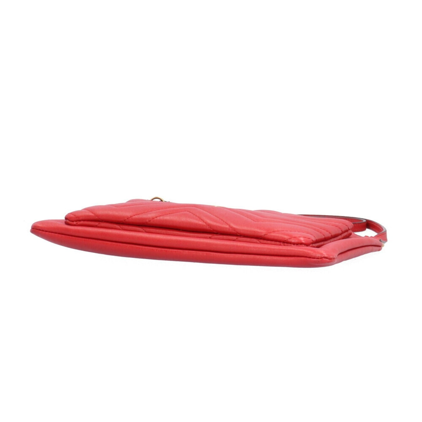 Gucci Red Color Leather Shoulder Bag