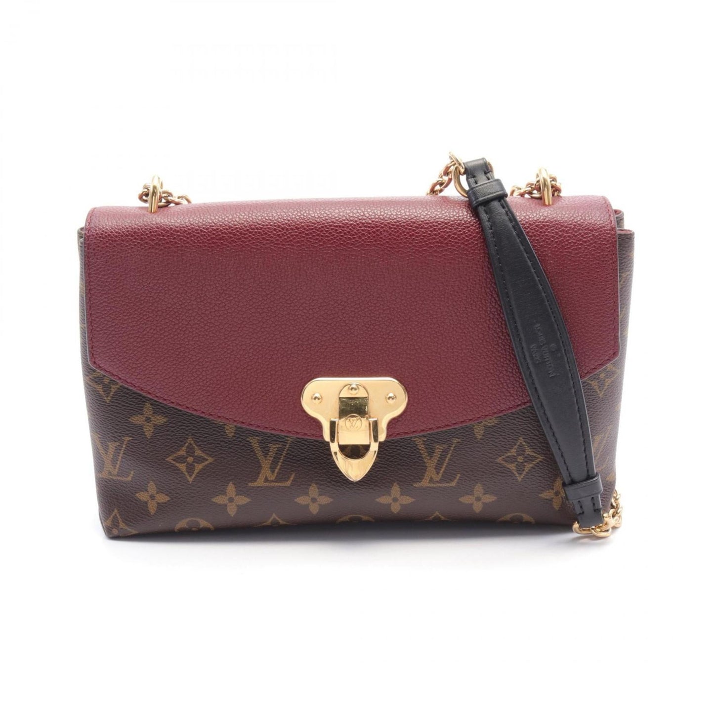Louis Vuitton Bordeaux Brown Coated Canvas Monogram Pvc Leather Shoulder Bag ()