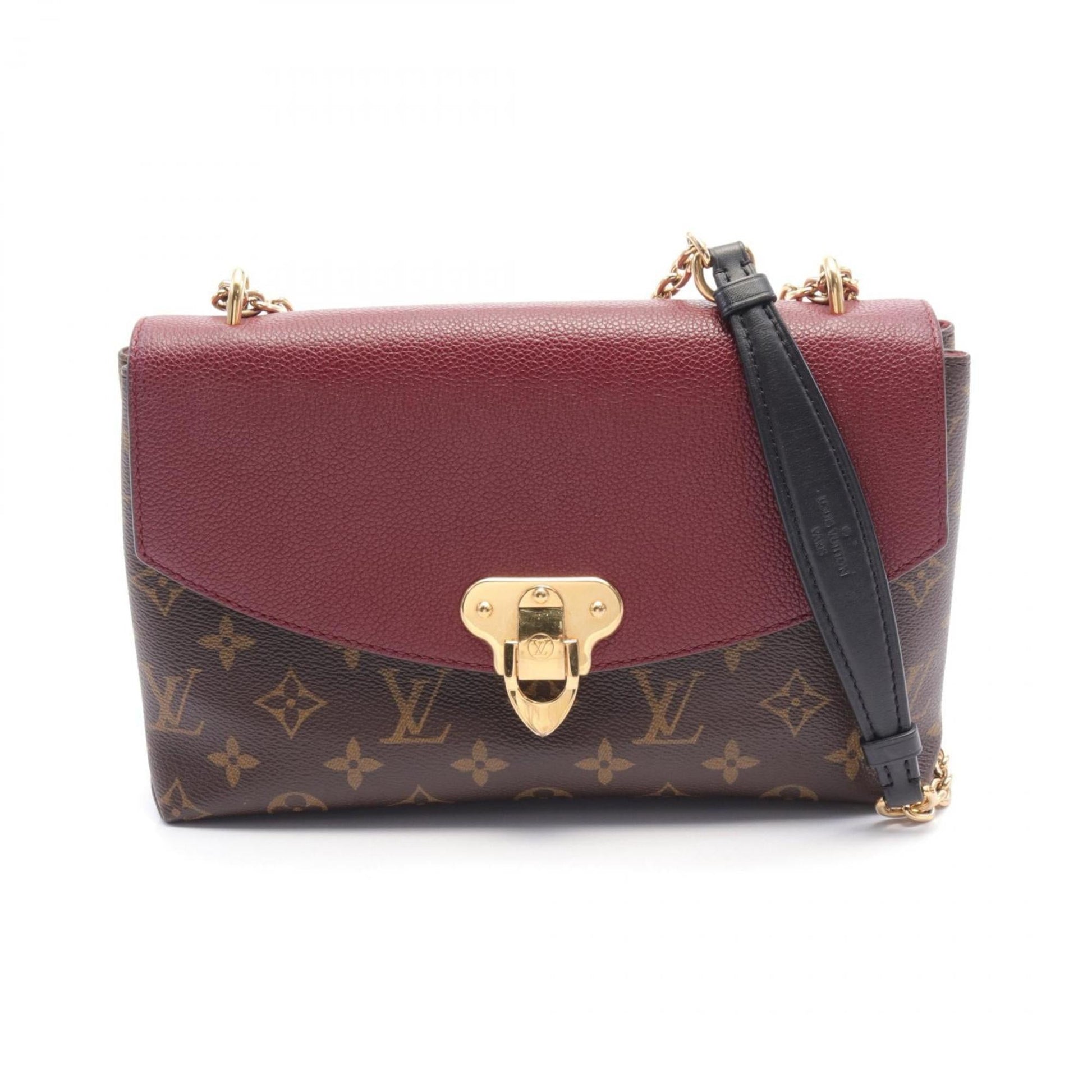 Louis Vuitton Bordeaux Brown Coated Canvas Monogram Pvc Leather Shoulder Bag ()