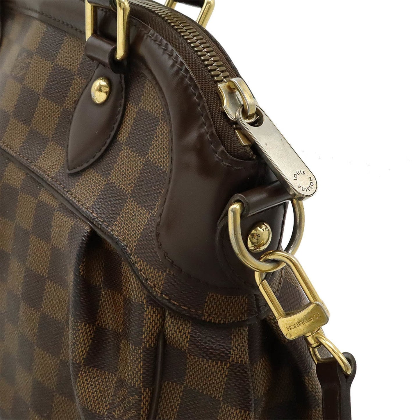 Louis Vuitton Brown Pvc Handbag Shoulder Bag