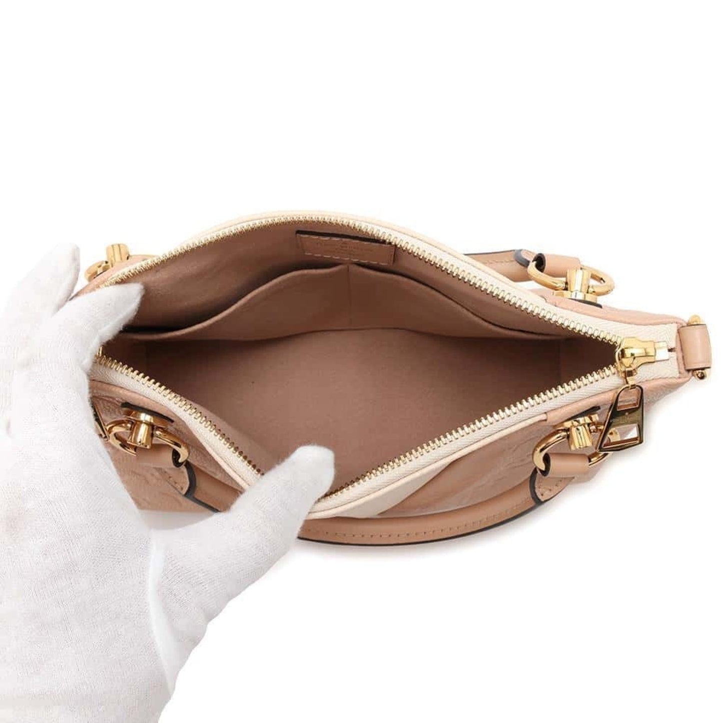 Louis Vuitton Monogram Impression Beige Rose Monogram Monogram Empreinte Handbag Shoulder Bag