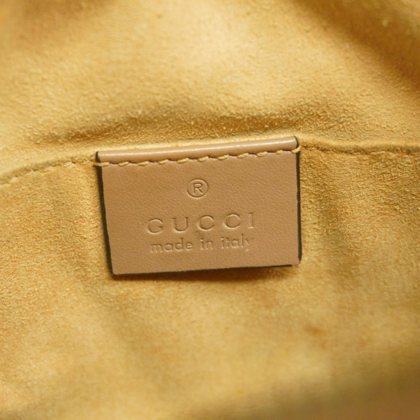 Gucci Light Brown Leather Shoulder Bag