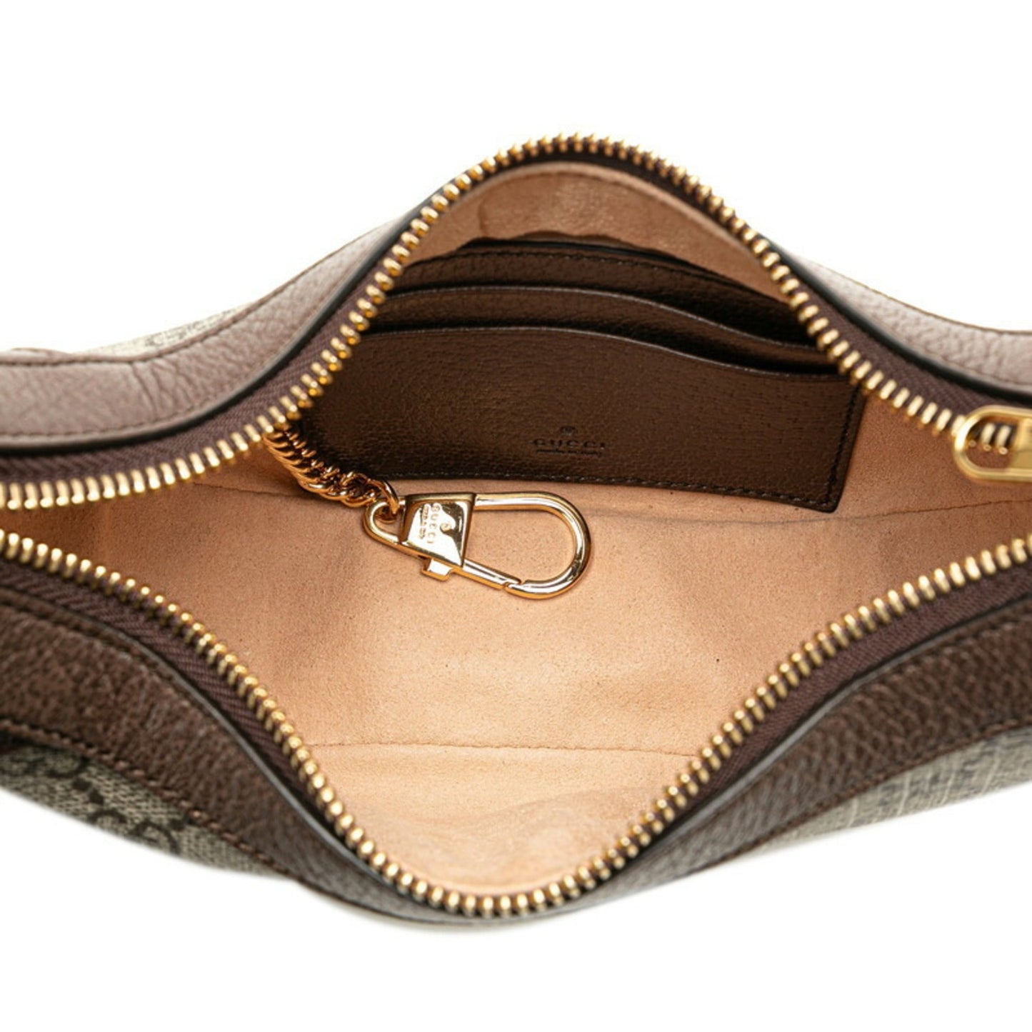 Gucci Beige Brown Pvc Leather Handbag