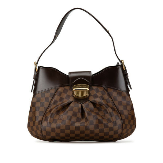 Louis Vuitton Brown Pvc Leather Shoulder Bag ()
