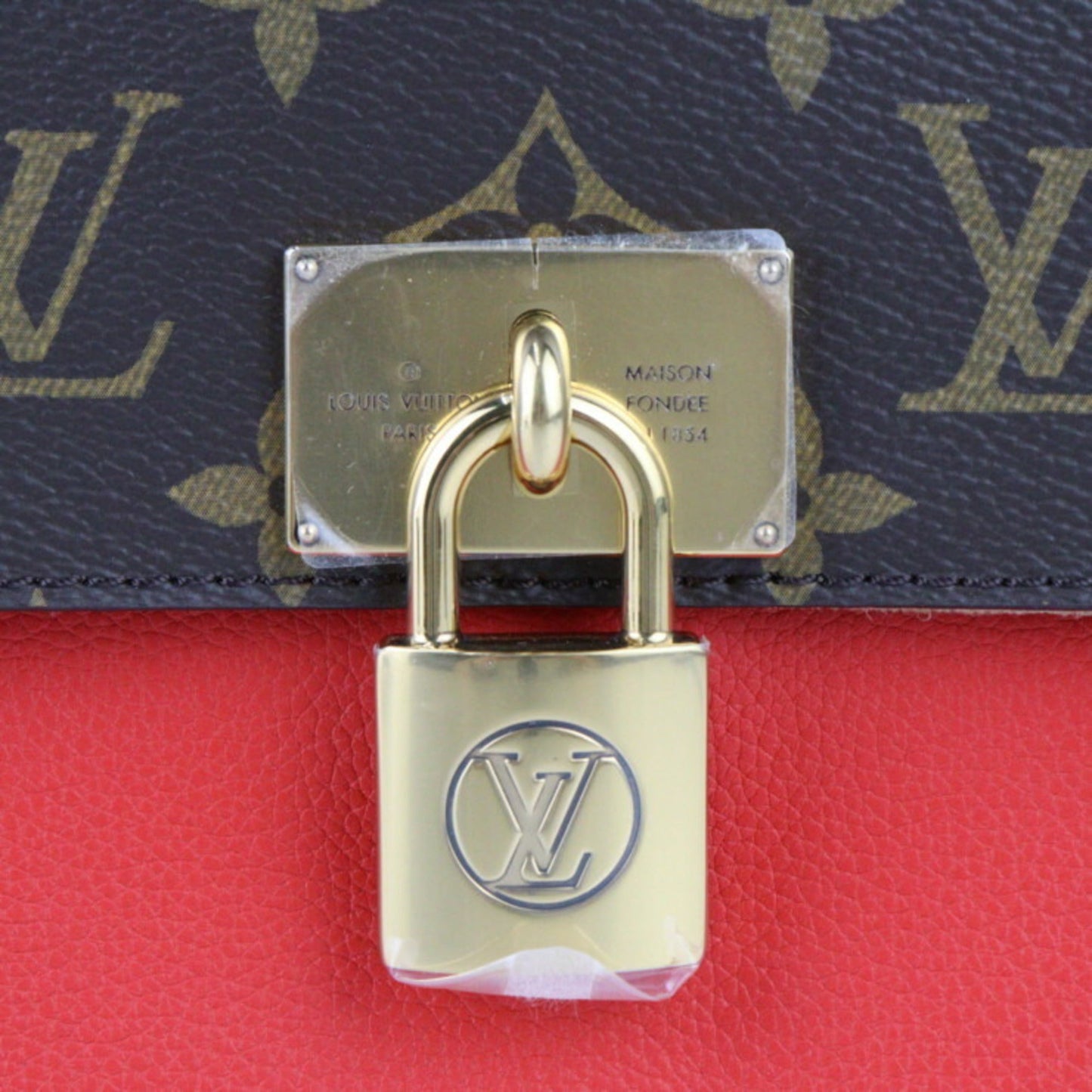 Louis Vuitton Brown Coquelicots Monogram Canvas Leather Handbag Shoulder Bag Tote Bag
