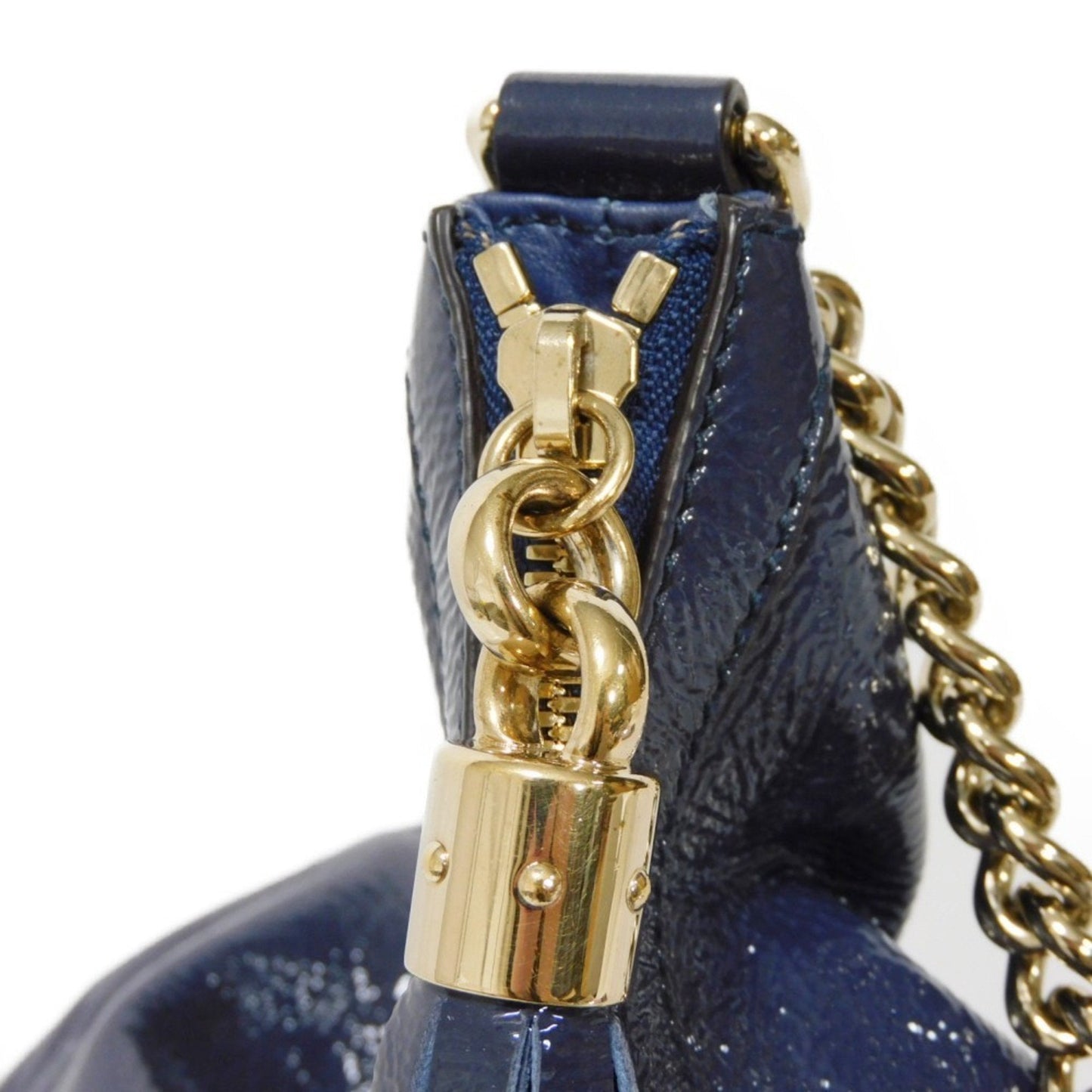 Gucci Soho Navy Patent Leather Shoulder Bag