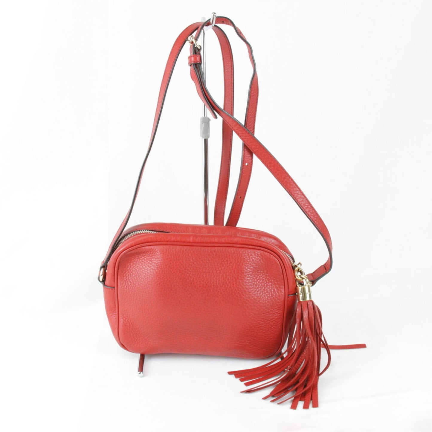 Gucci Red Color Leather Shoulder Bag