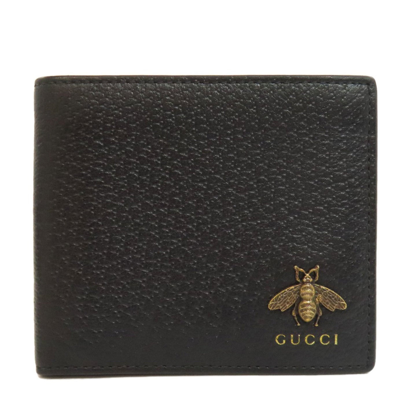 Gucci Black Leather Wallet (Bi-Fold)