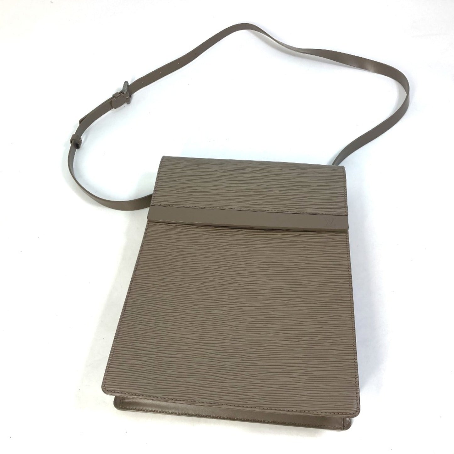 Louis Vuitton Brown Leather Shoulder Bag