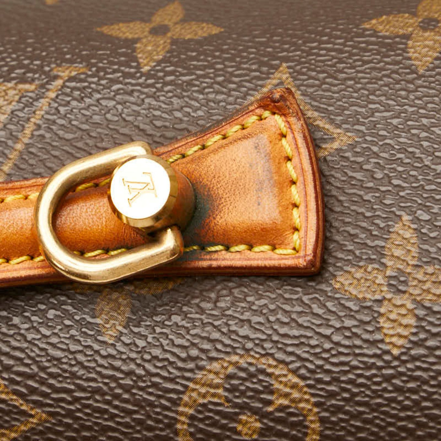 Louis Vuitton Brown Pvc Leather Handbag Shoulder Bag