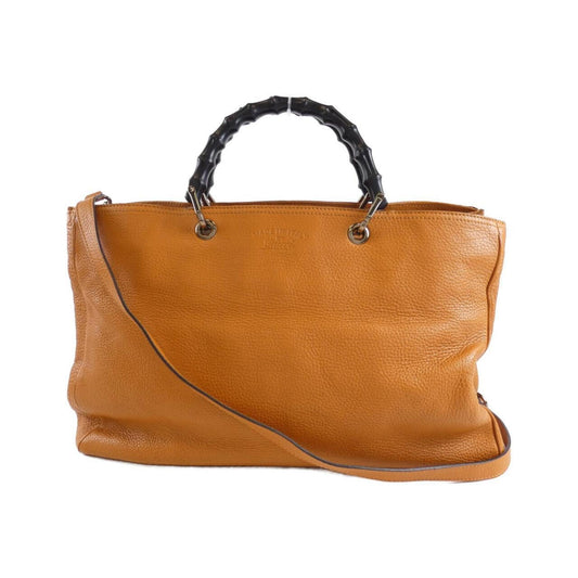 Gucci Orange Leather Handbag