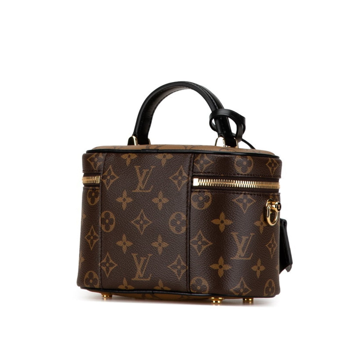 Louis Vuitton Monogram Brown Monogram Leather Pvc Shoulder Bag Vanity Bag