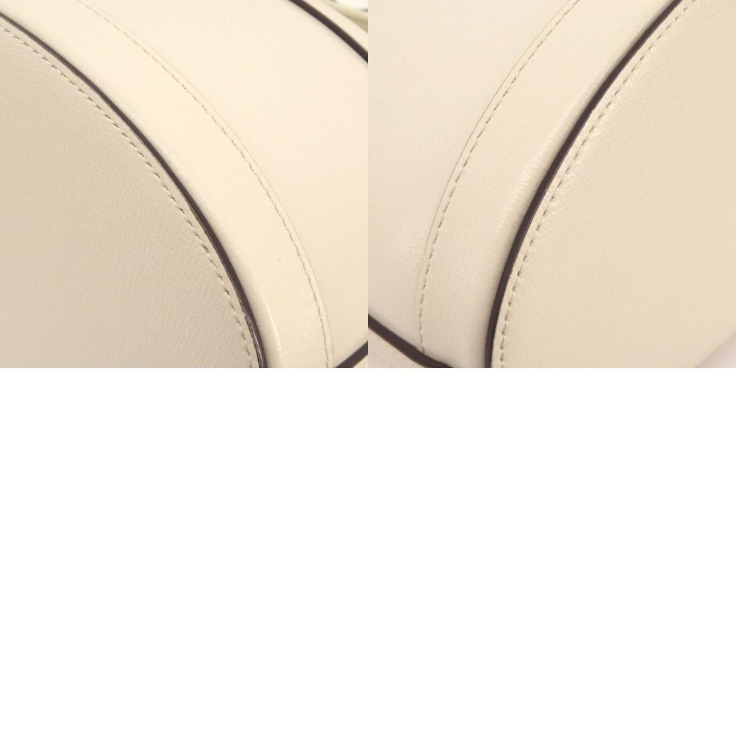 Gucci Horsebit White Leather Tote Bag