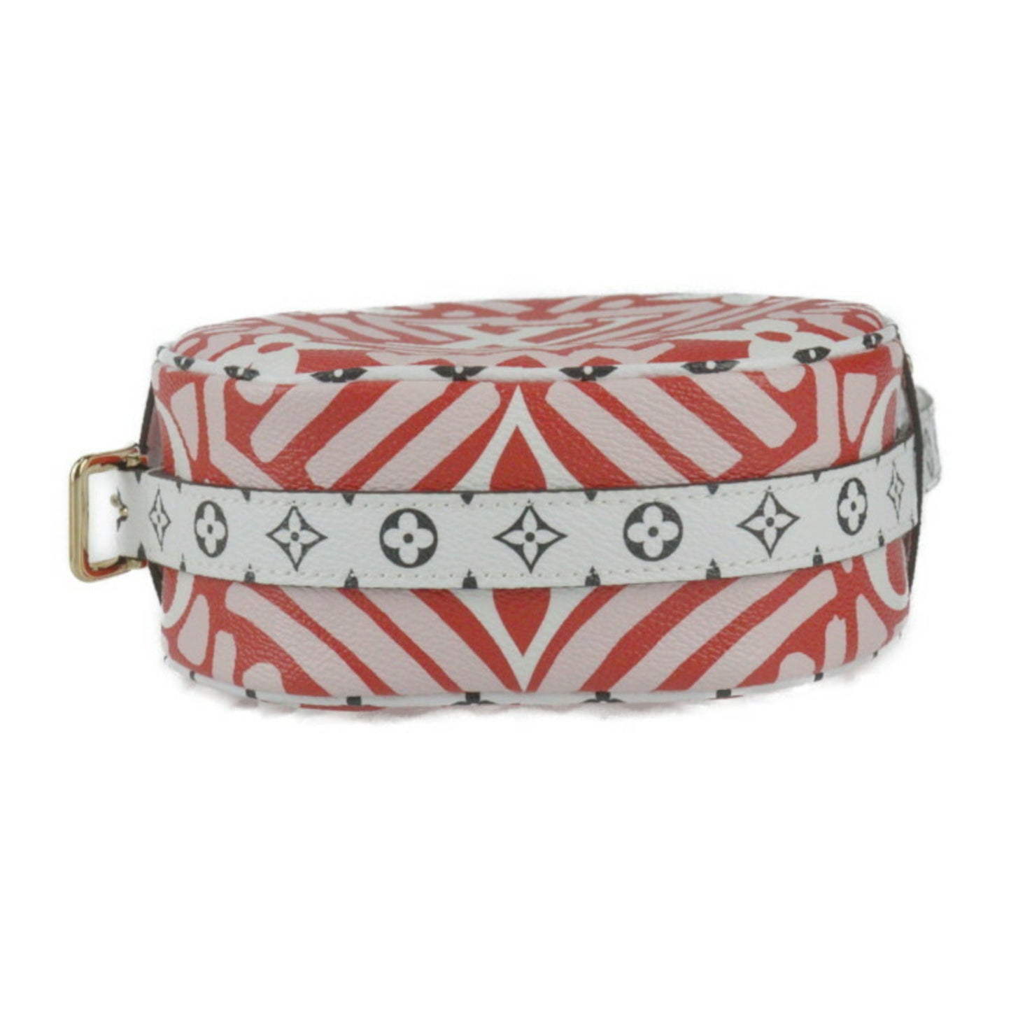 Louis Vuitton Black Multi-Color Pink Red Color White Pvc Handbag Shoulder Bag