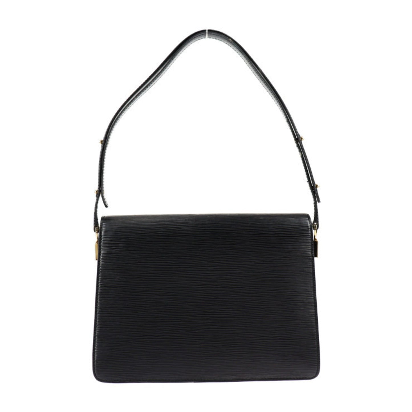 Louis Vuitton Black Epi Leather Handbag Shoulder Bag Tote Bag