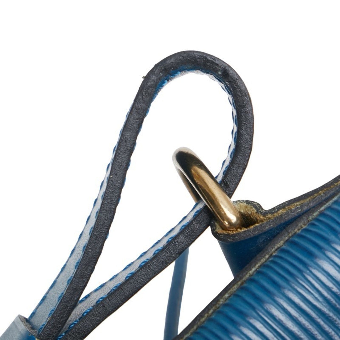 Louis Vuitton Toledo Blue Leather Shoulder Bag