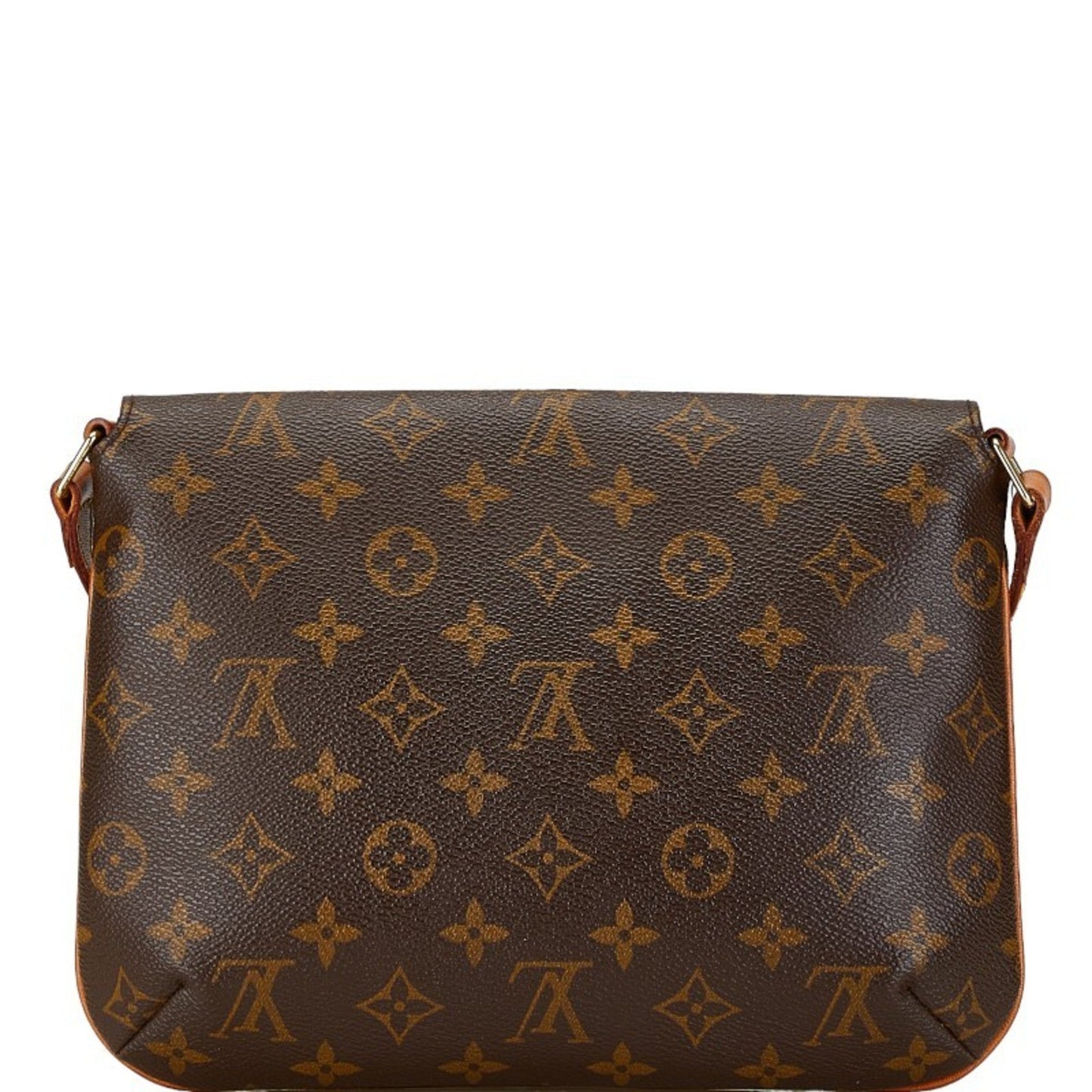 Louis Vuitton Brown Pvc Leather Handbag Shoulder Bag