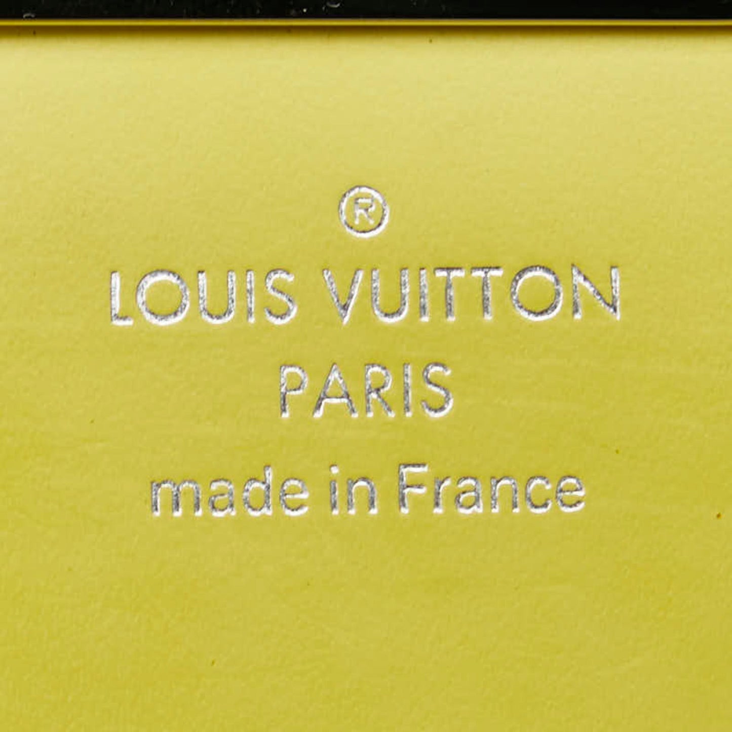 Louis Vuitton Dark Blue Yellow Leather Handbag Shoulder Bag