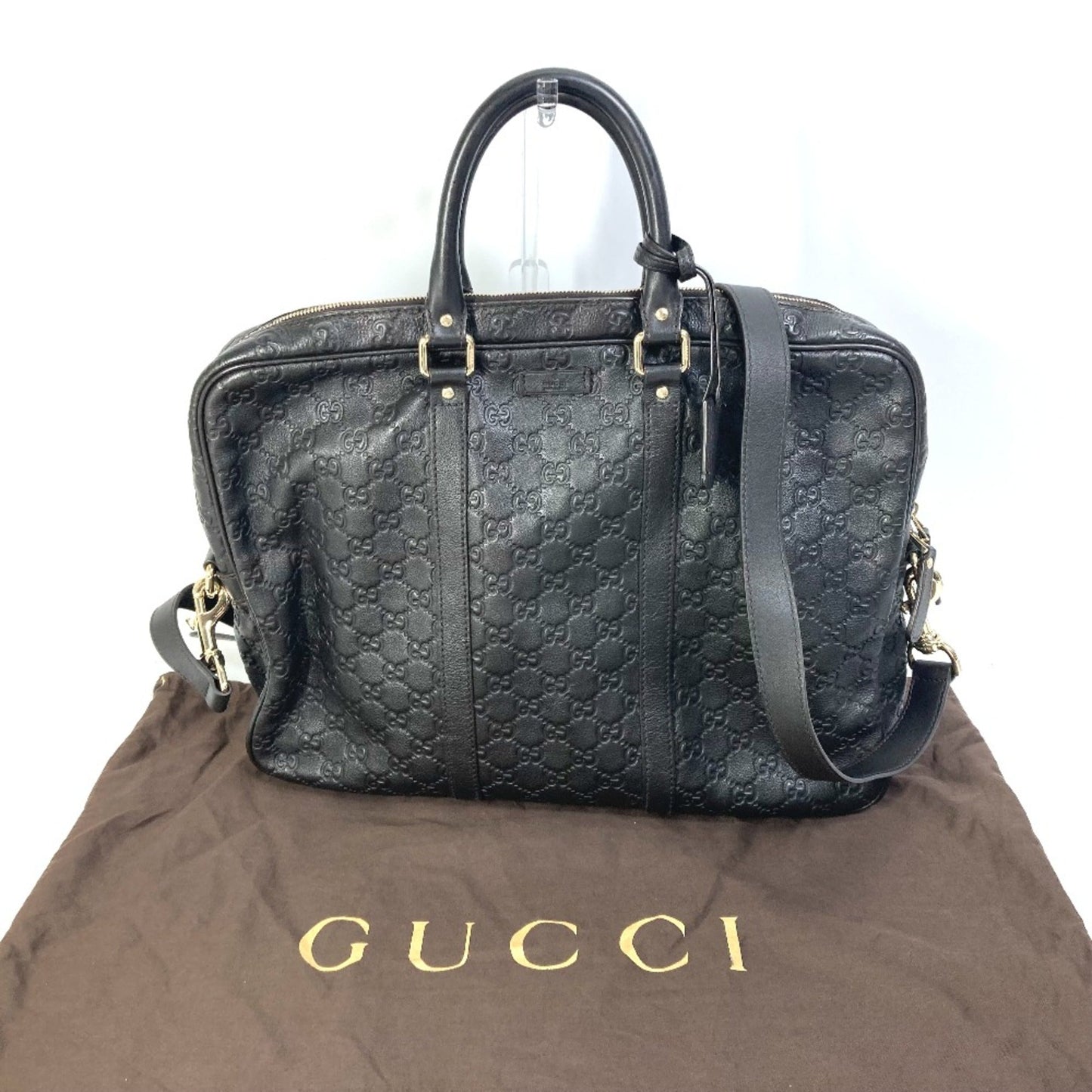 Gucci Brown Leather Briefcase