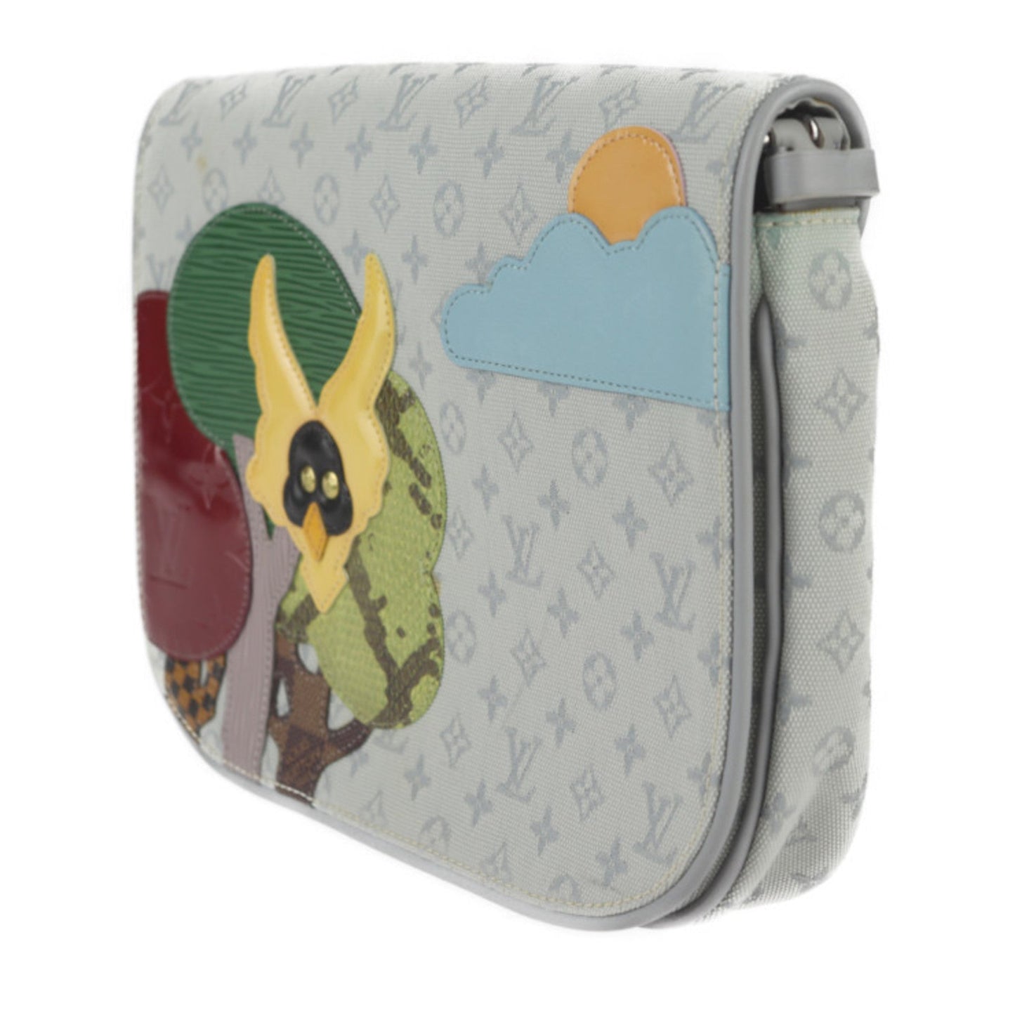 Louis Vuitton Monogram Mini Gray Multi-Color Monogram Mini Handbag Shoulder Bag