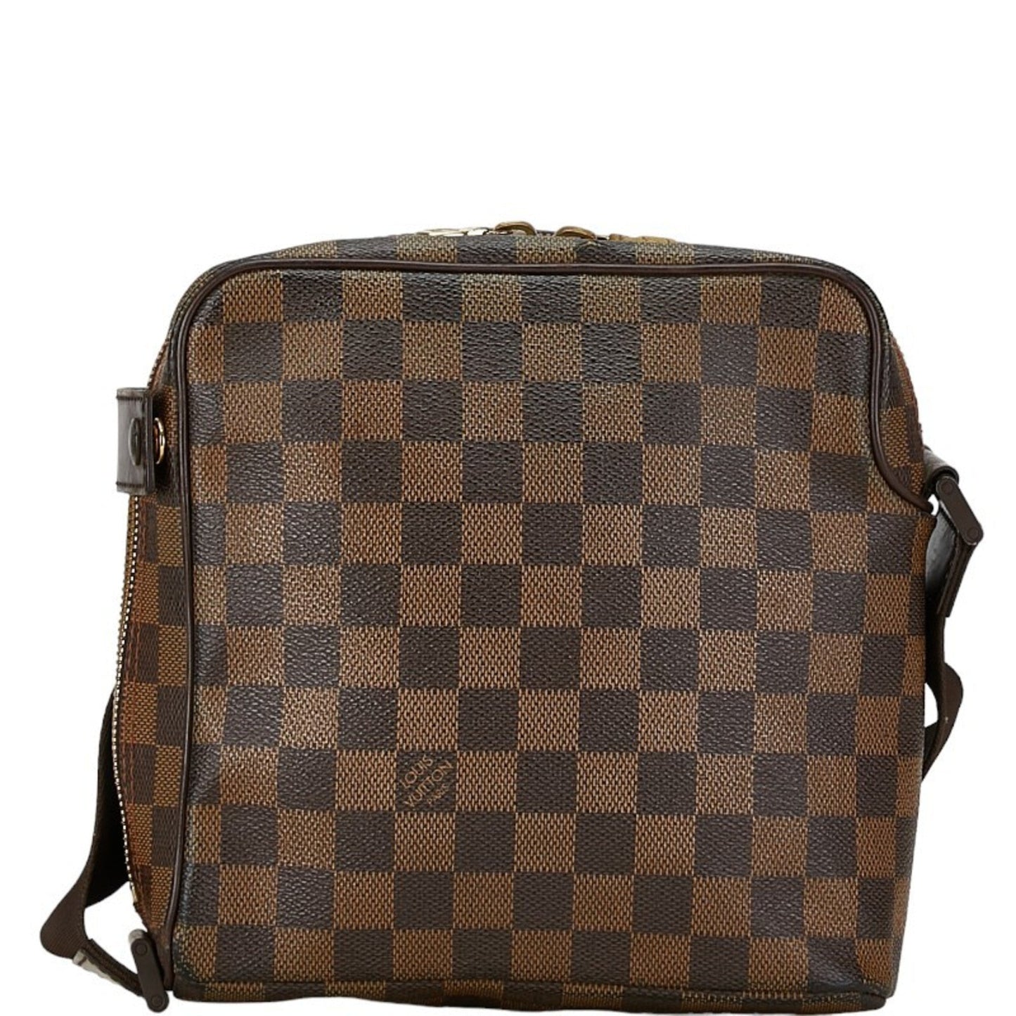 Louis Vuitton Damier Brown Pvc Leather Shoulder Bag