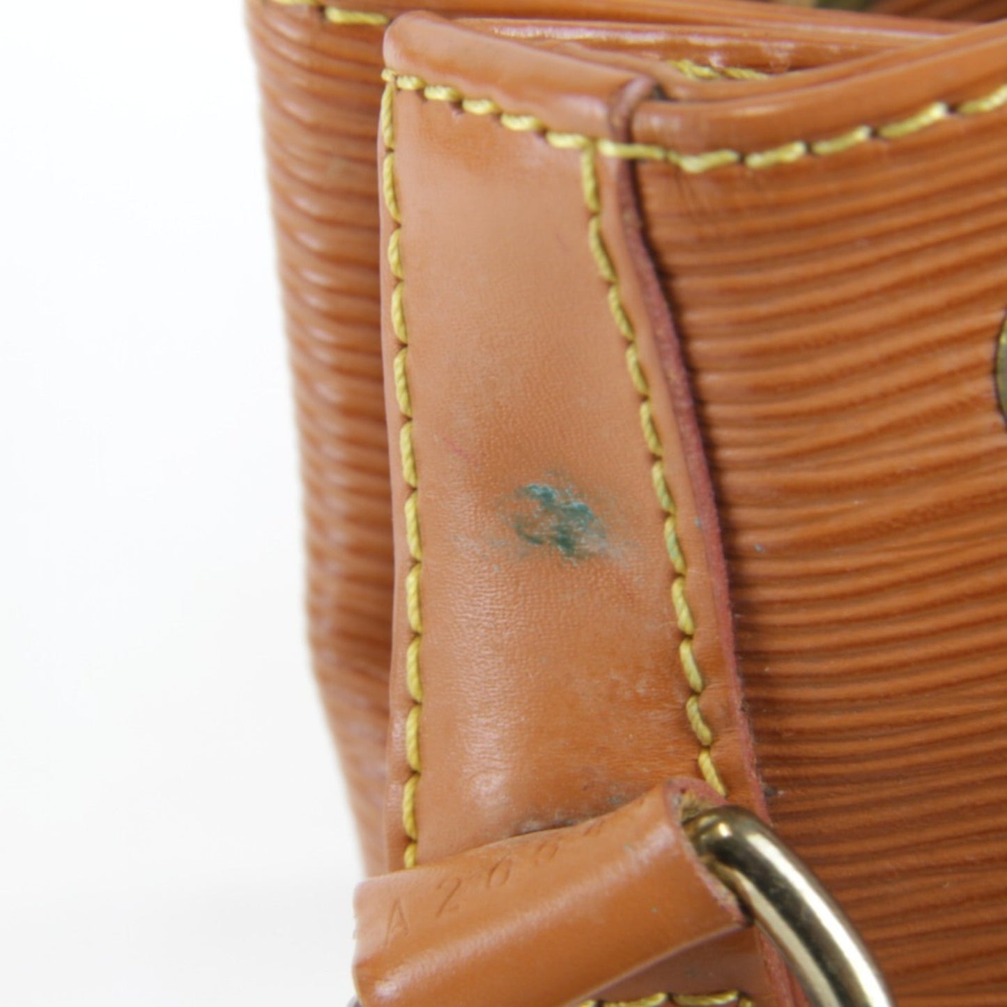 Louis Vuitton Epi Orange Epi Leather Shoulder Bag