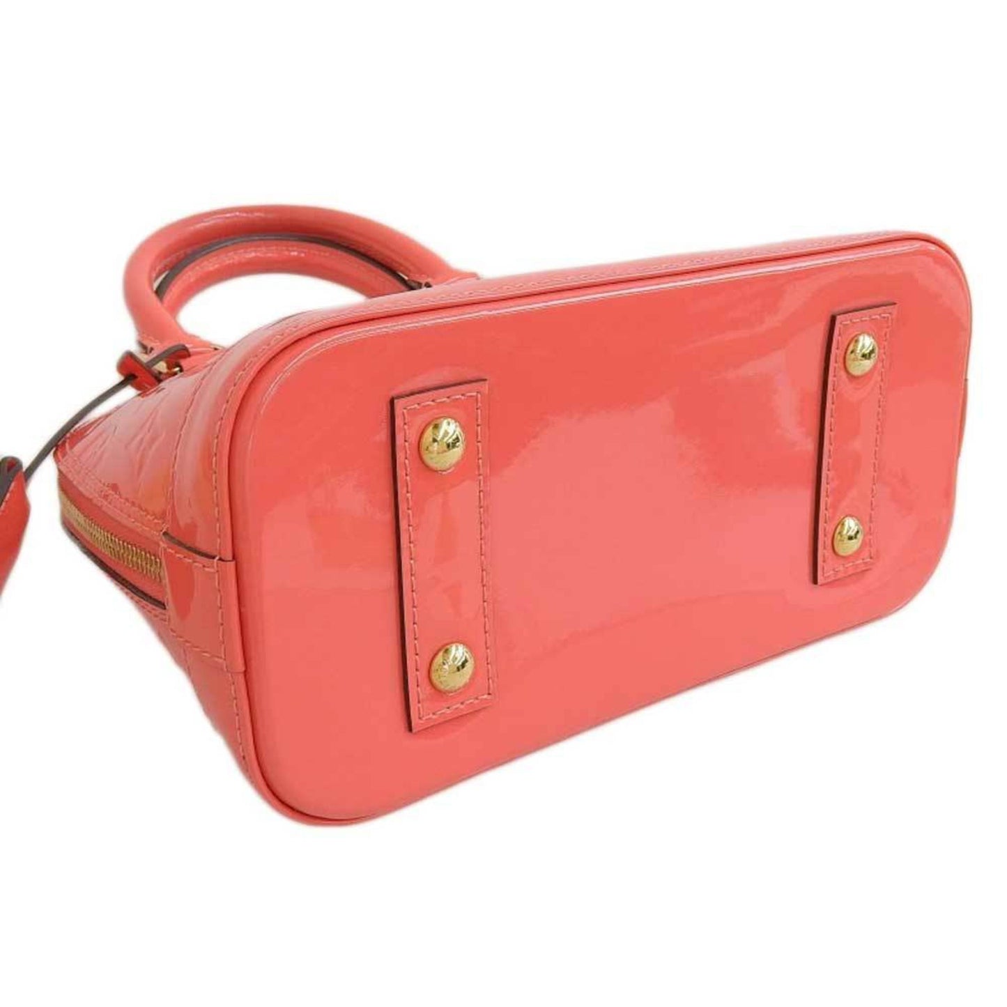 Louis Vuitton Rose Litchi Monogram Vernis Handbag Shoulder Bag