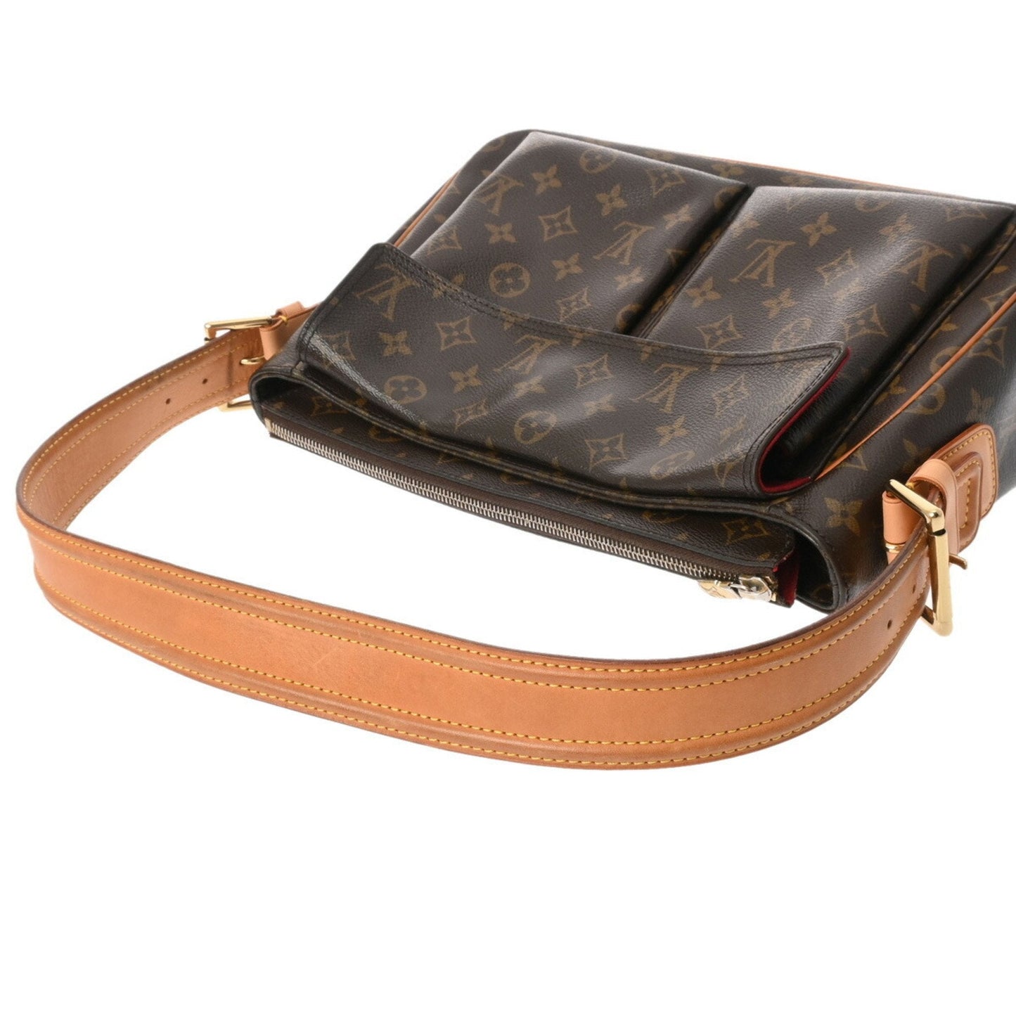 Louis Vuitton Brown Monogram Canvas Shoulder Bag