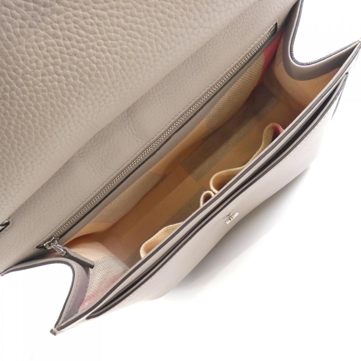 Gucci Light Gray Leather Shoulder Bag