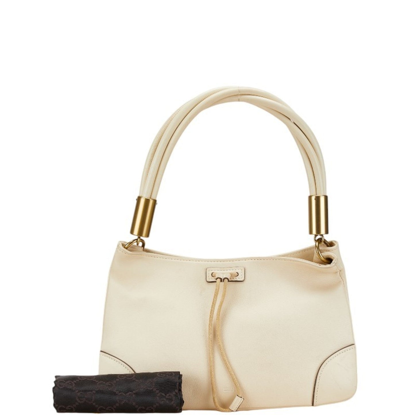 Gucci White Leather Shoulder Bag