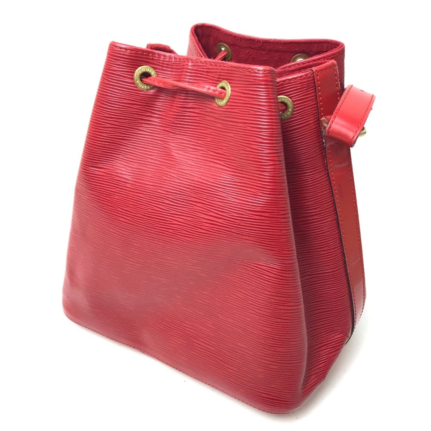 Louis Vuitton Red Leather Shoulder Bag