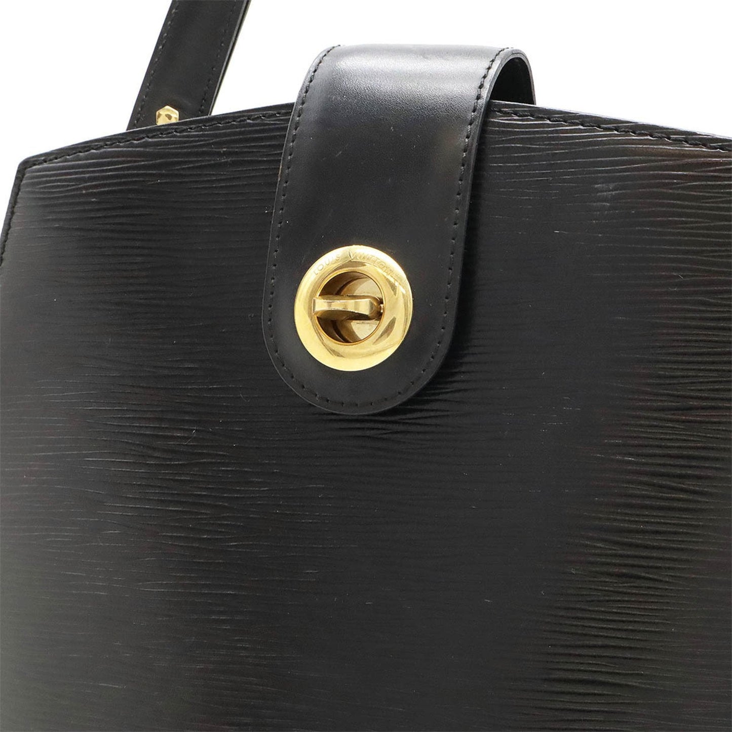 Louis Vuitton Black Noir Epi Leather Shoulder Bag