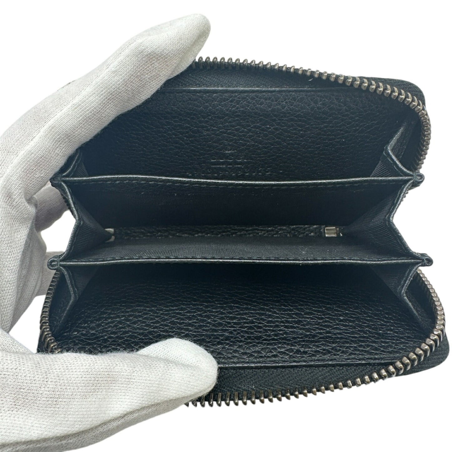 Gucci Black Leather Coin Purse/Coin Case