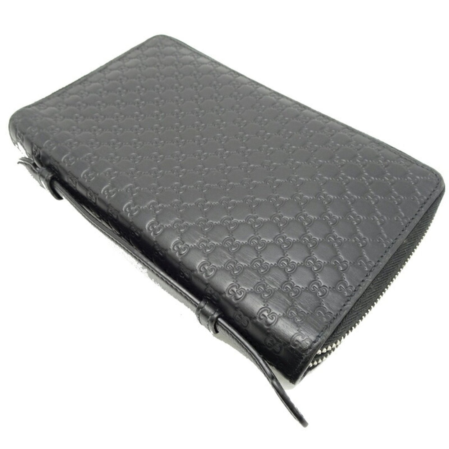 Gucci Black Leather Long Wallet (Bi-Fold)