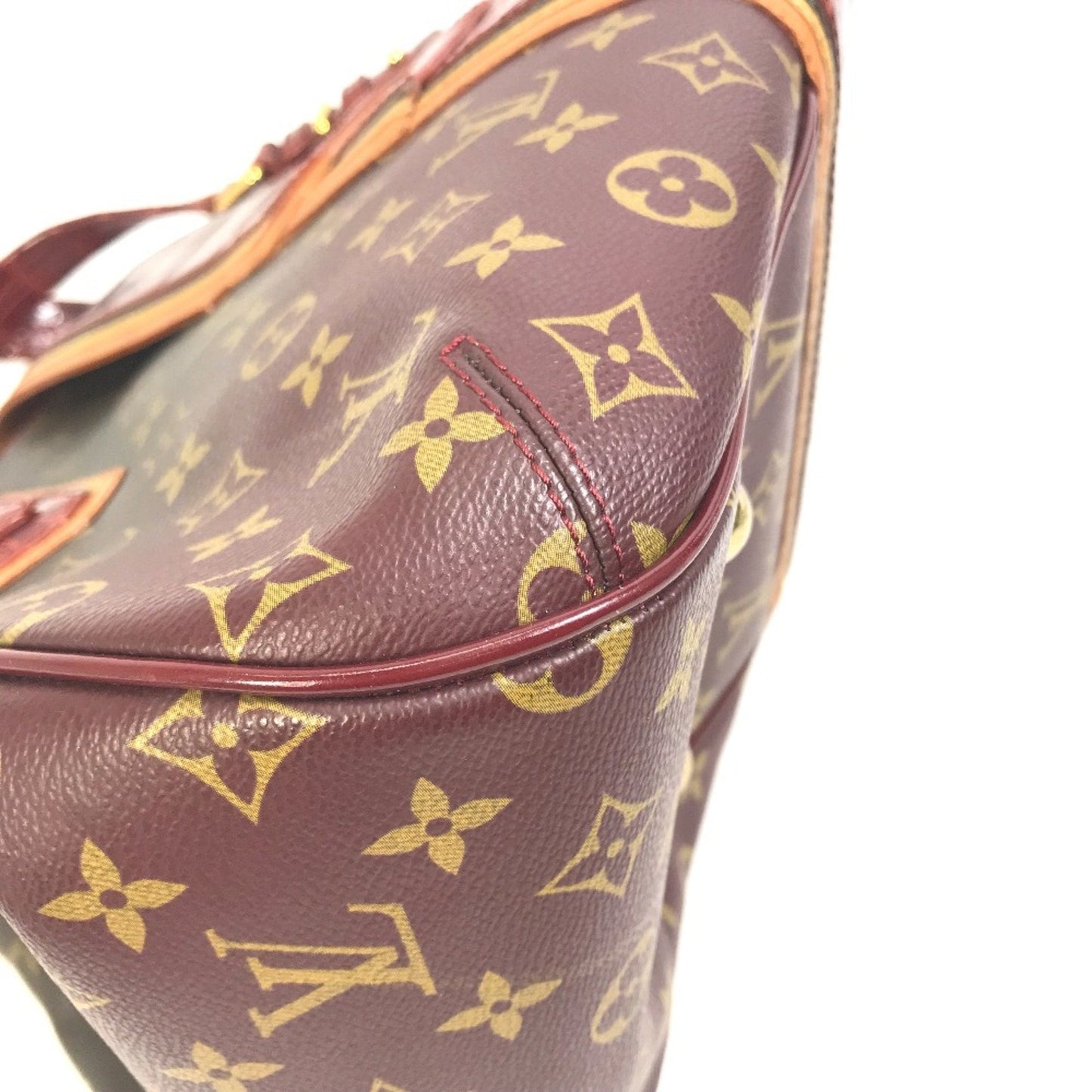 Louis Vuitton Red Cloth Shoulder Bag