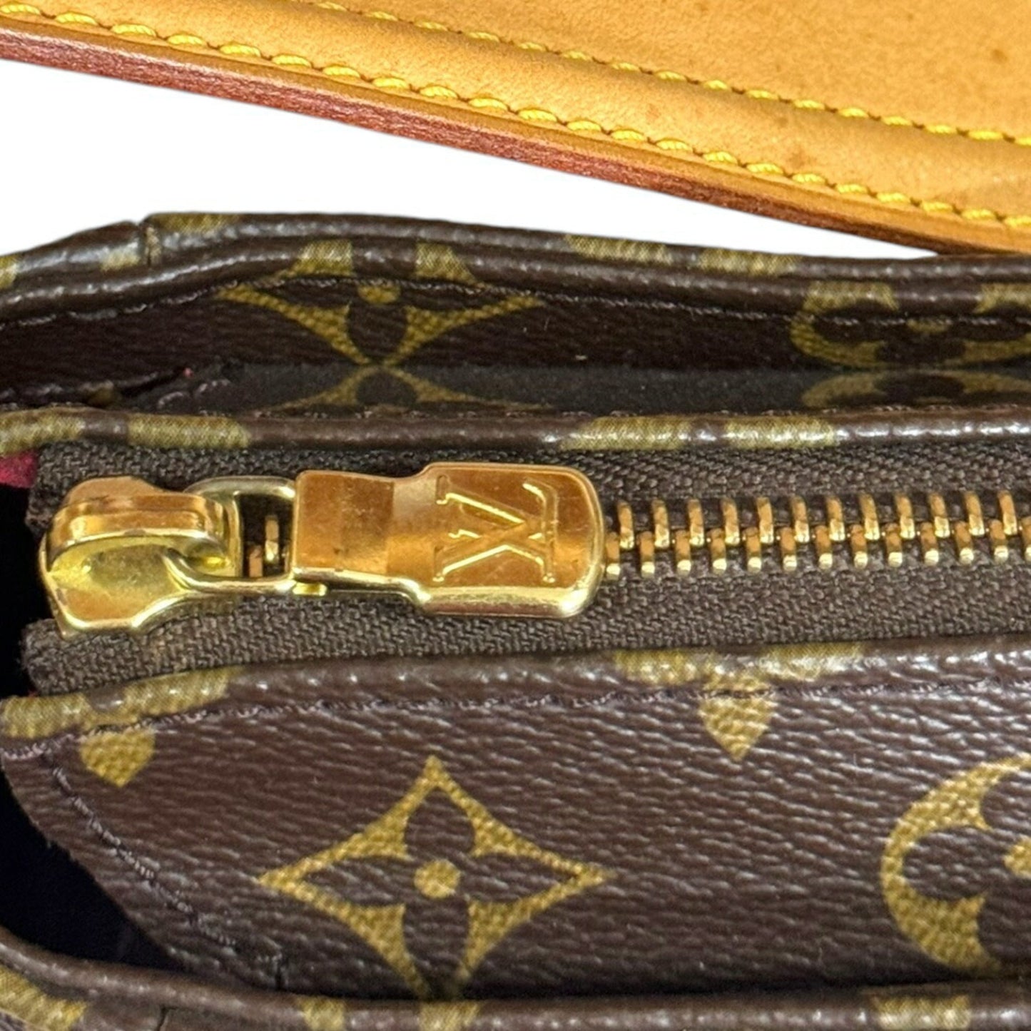 Louis Vuitton Brown Monogram Canvas Shoulder Bag