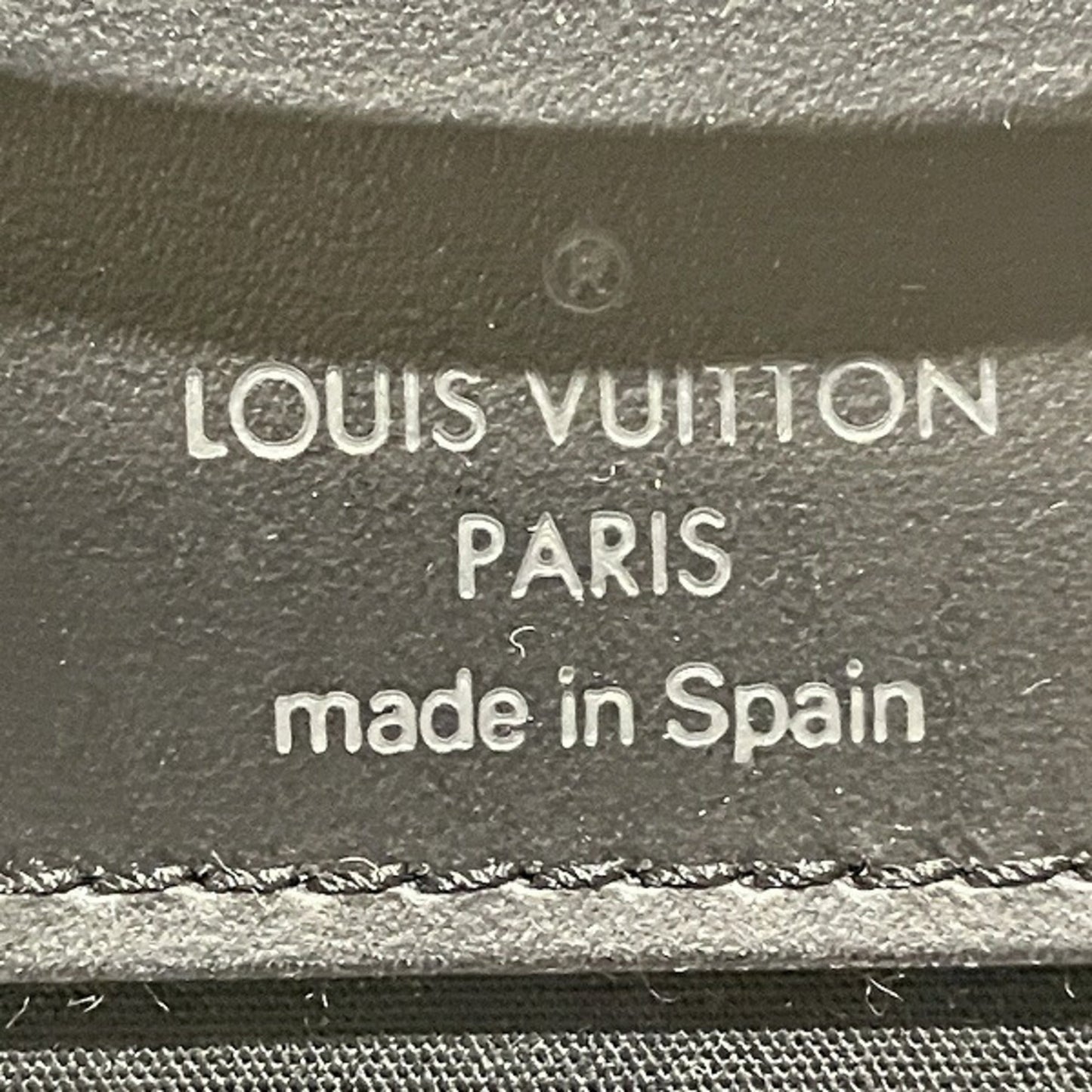 Louis Vuitton Epi Noir Epi Leather Clutch Bag Shoulder Bag