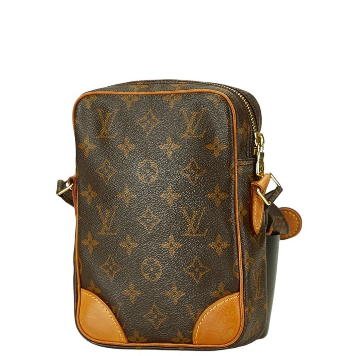 Louis Vuitton Brown Pvc Leather Shoulder Bag