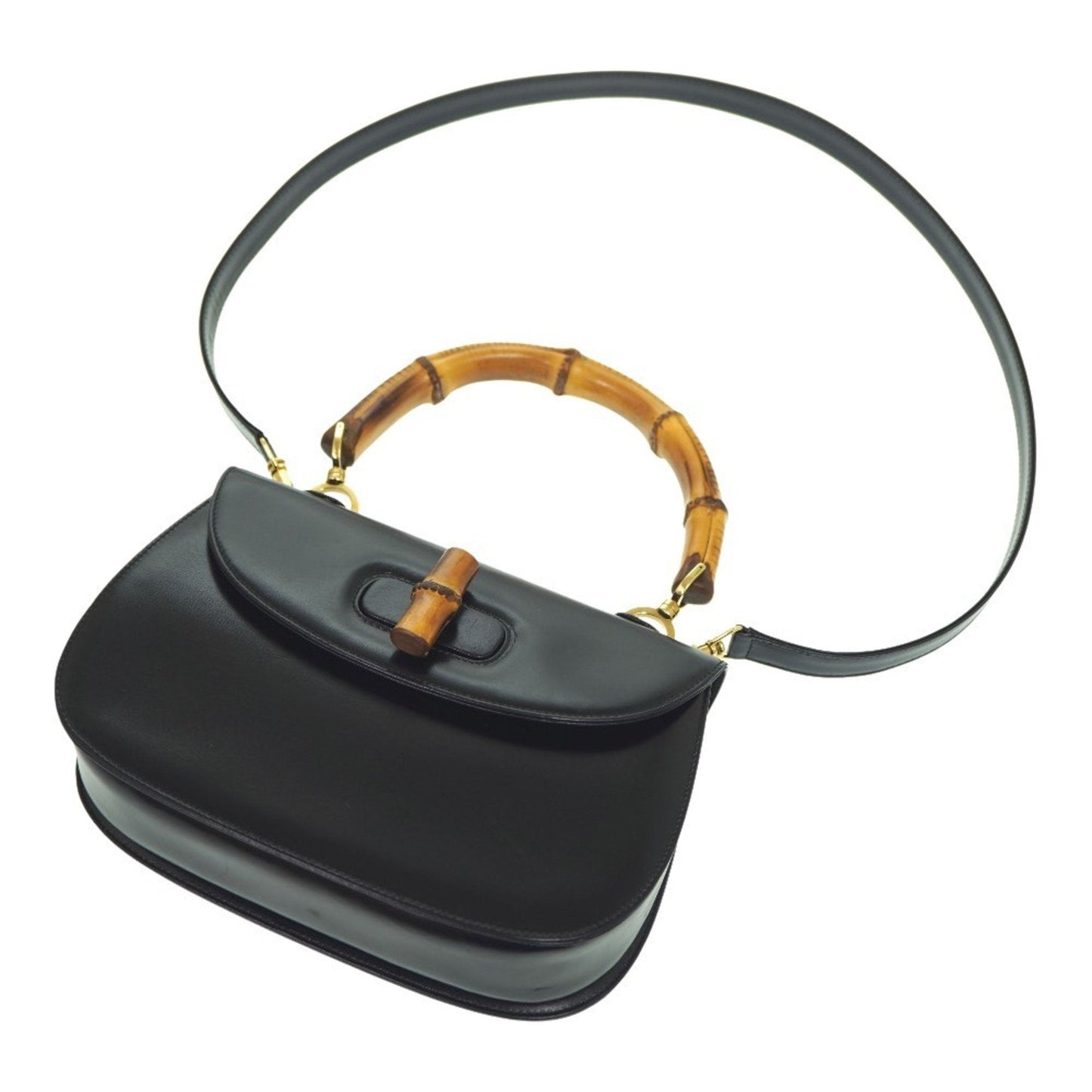 Gucci Black Leather Handbag