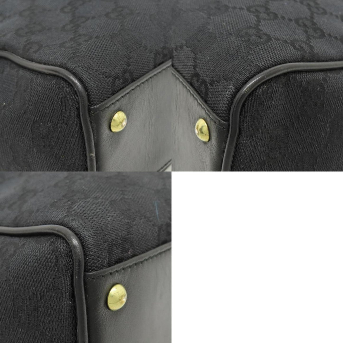 Gucci Black Canvas Tote Bag