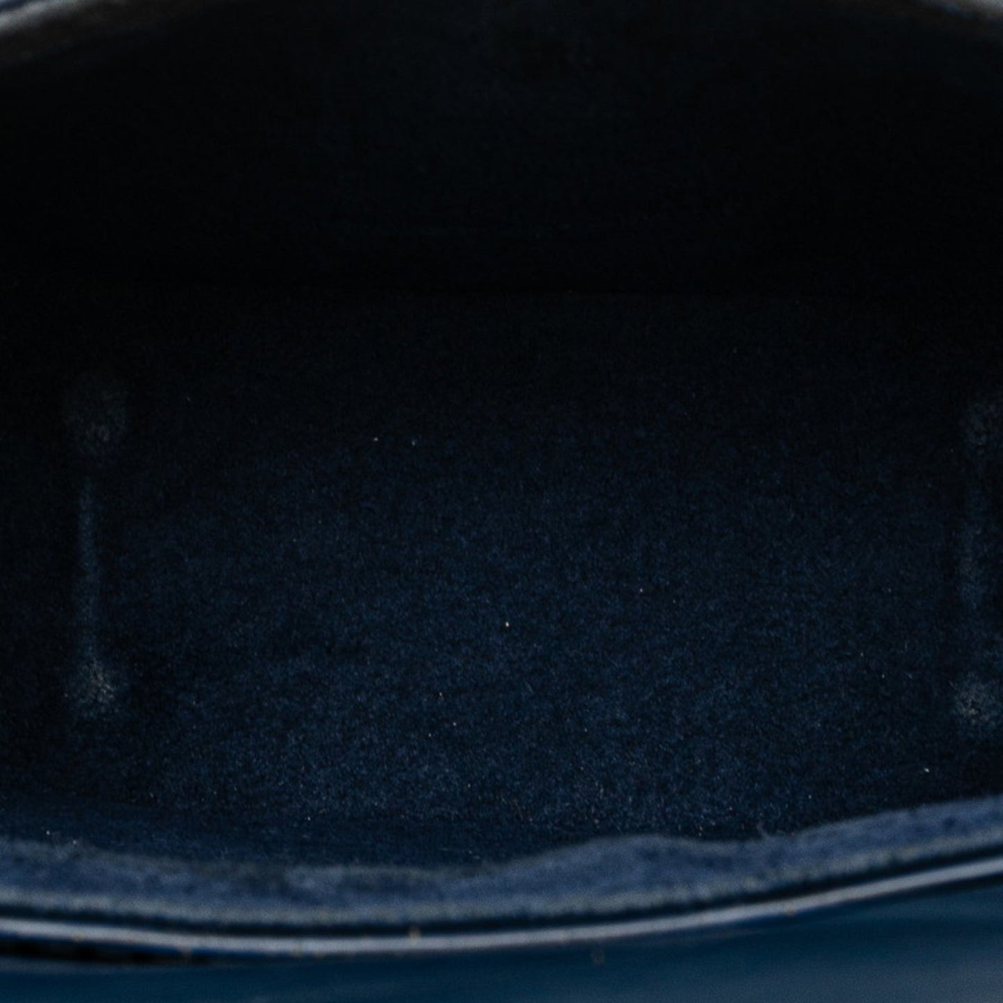 Louis Vuitton Navy Leather Handbag Shoulder Bag