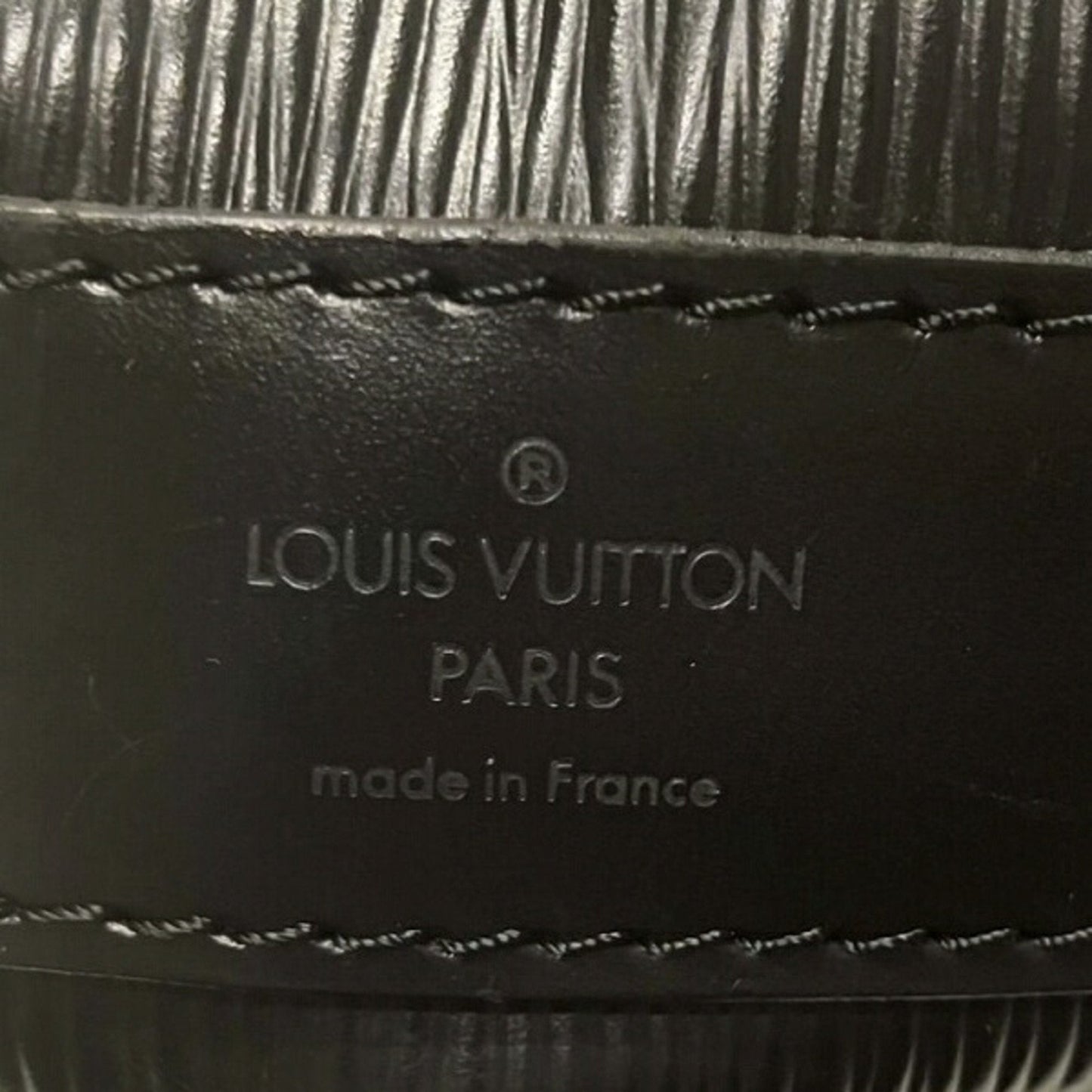 Louis Vuitton Black Noir Leather Shoulder Bag