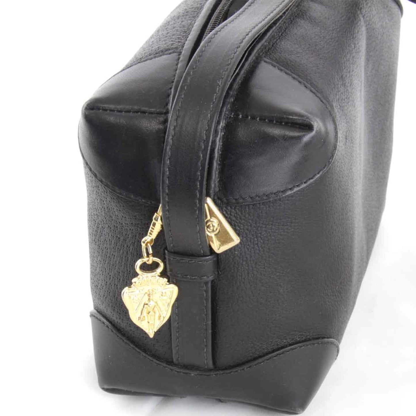 Gucci Gucci Interlocking Black Leather Shoulder Bag