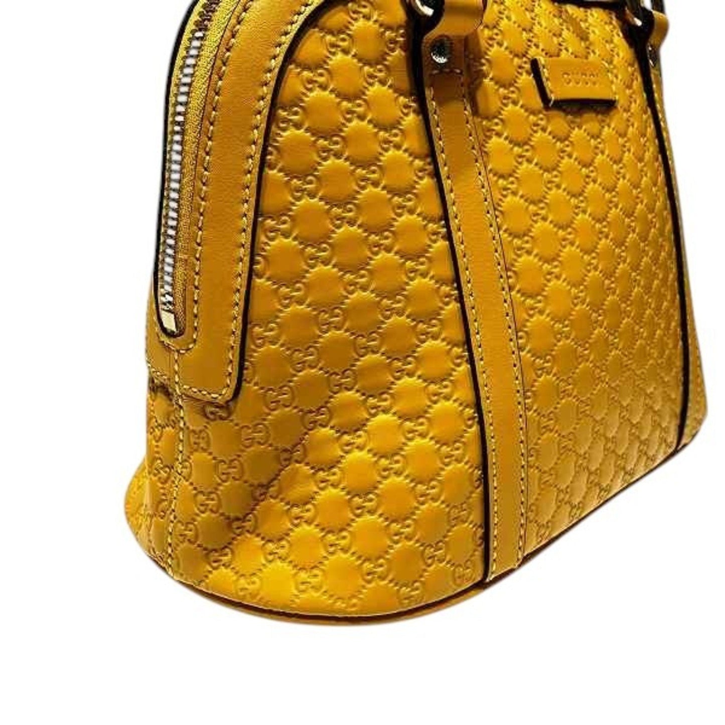 Gucci Yellow Leather Handbag Shoulder Bag
