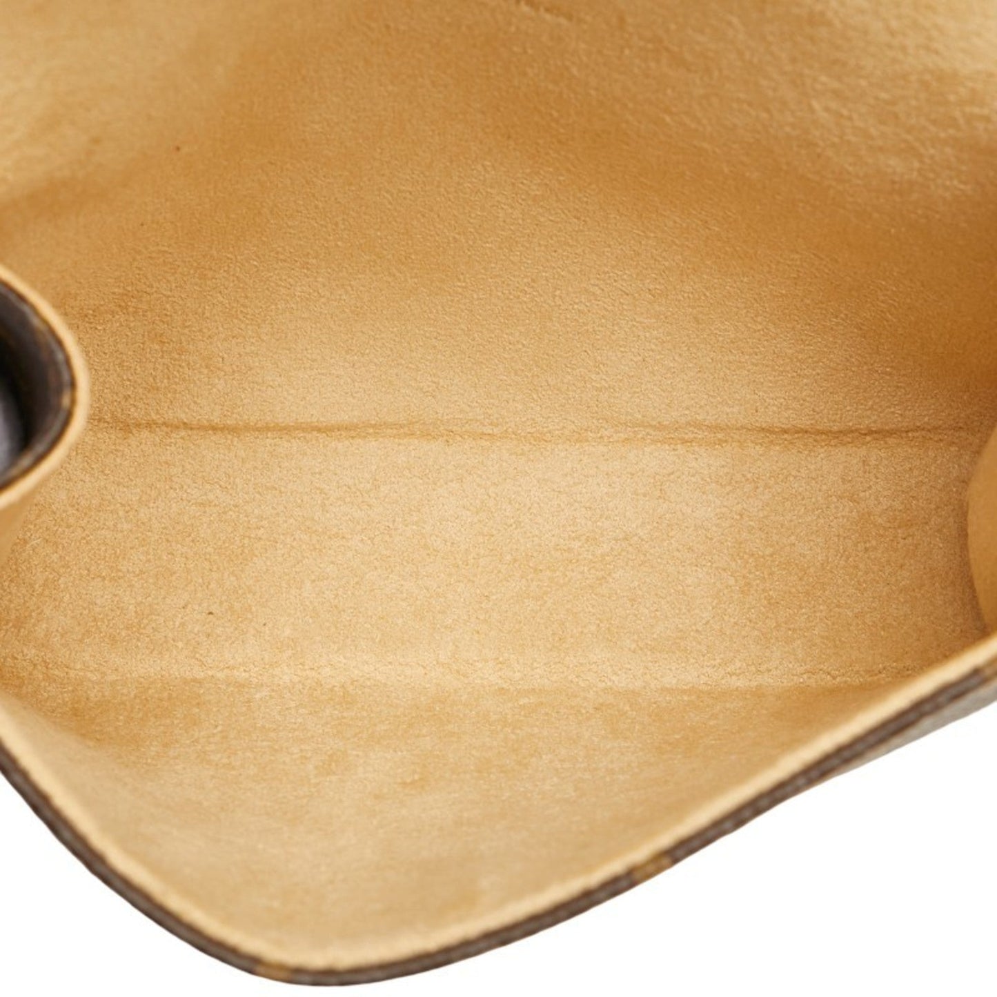Louis Vuitton Brown Pvc Leather Pochette Shoulder Bag