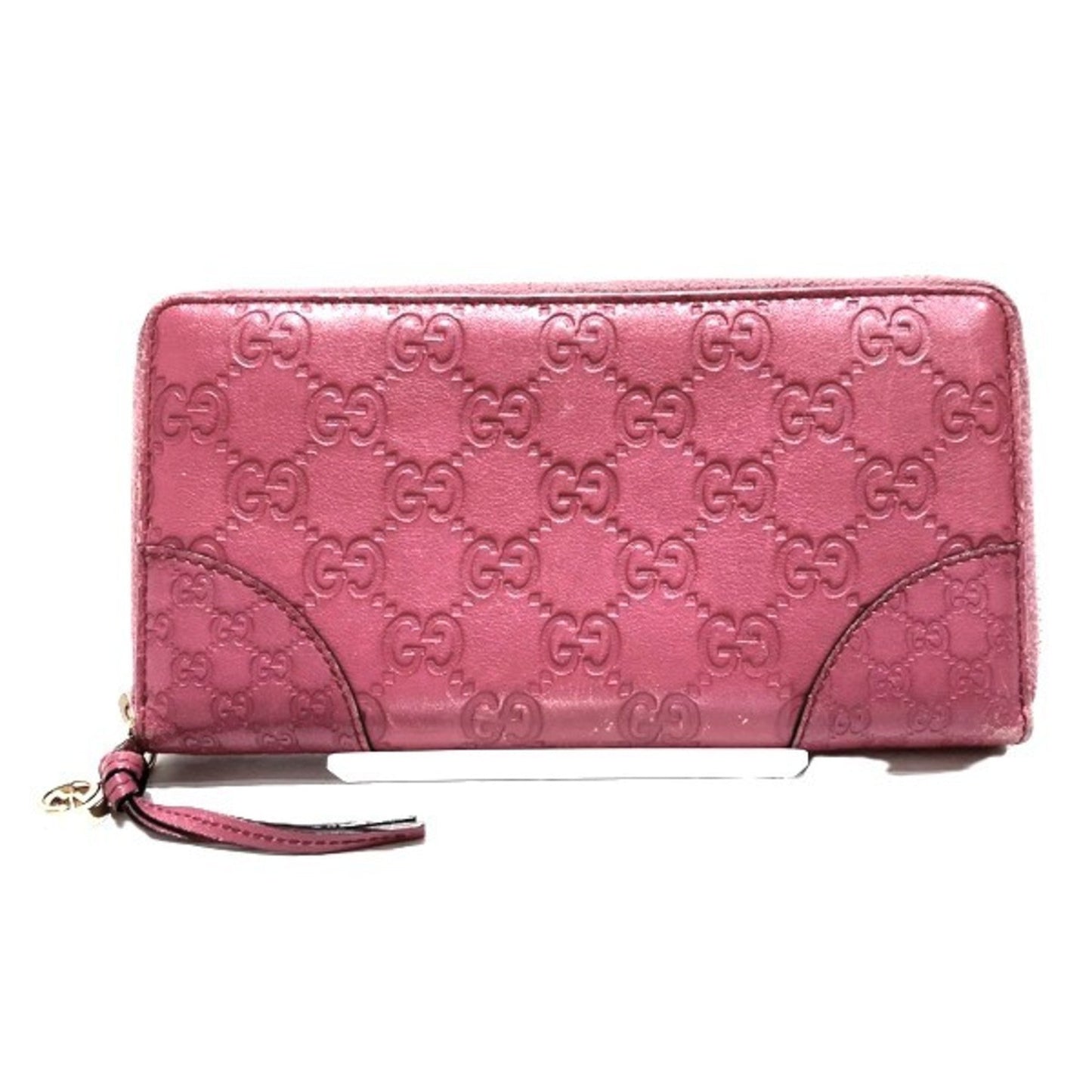 Gucci Pink Leather Coin Purse/Coin Case ()