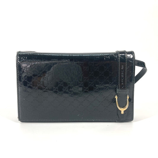 Gucci Black Patent Leather Shoulder Bag ()