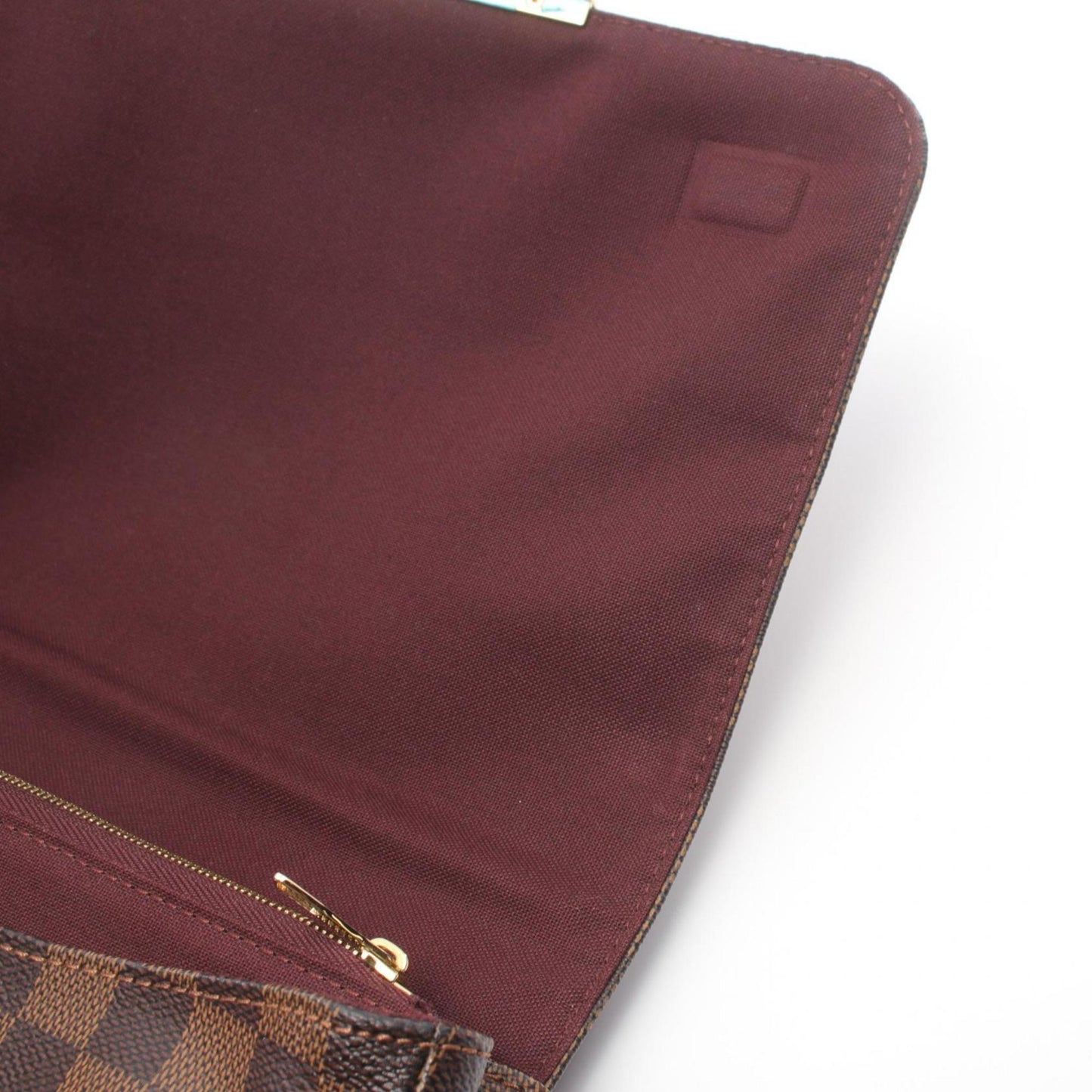 Louis Vuitton Brown Pvc Leather Shoulder Bag